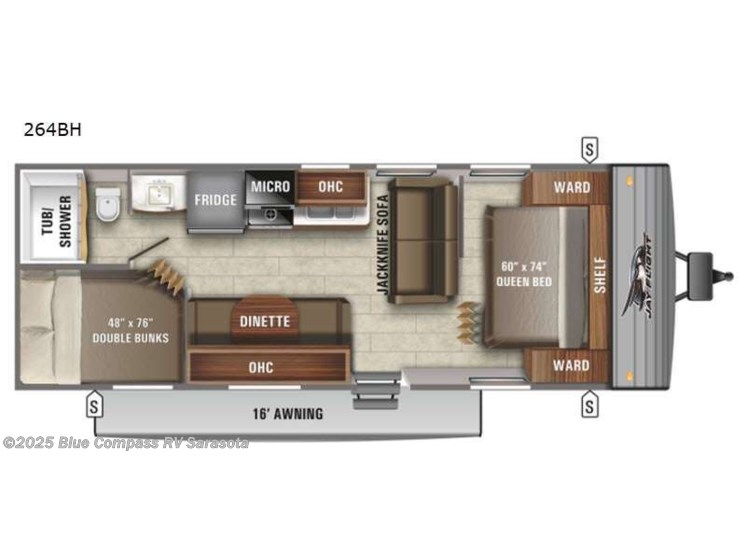 Email now about this 2021 Jayco Jay Flight SLX 8 264BH! Used 2021 Jayco Jay Flight SLX 8 264BH available in Sarasota, Florida