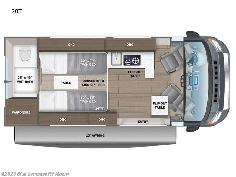 Call now about this 2025 Entegra Coach Ethos 20T! 2025 Entegra Coach Ethos 20T - New Class B For Sale by Blue Compass RV Albany in Latham, New York