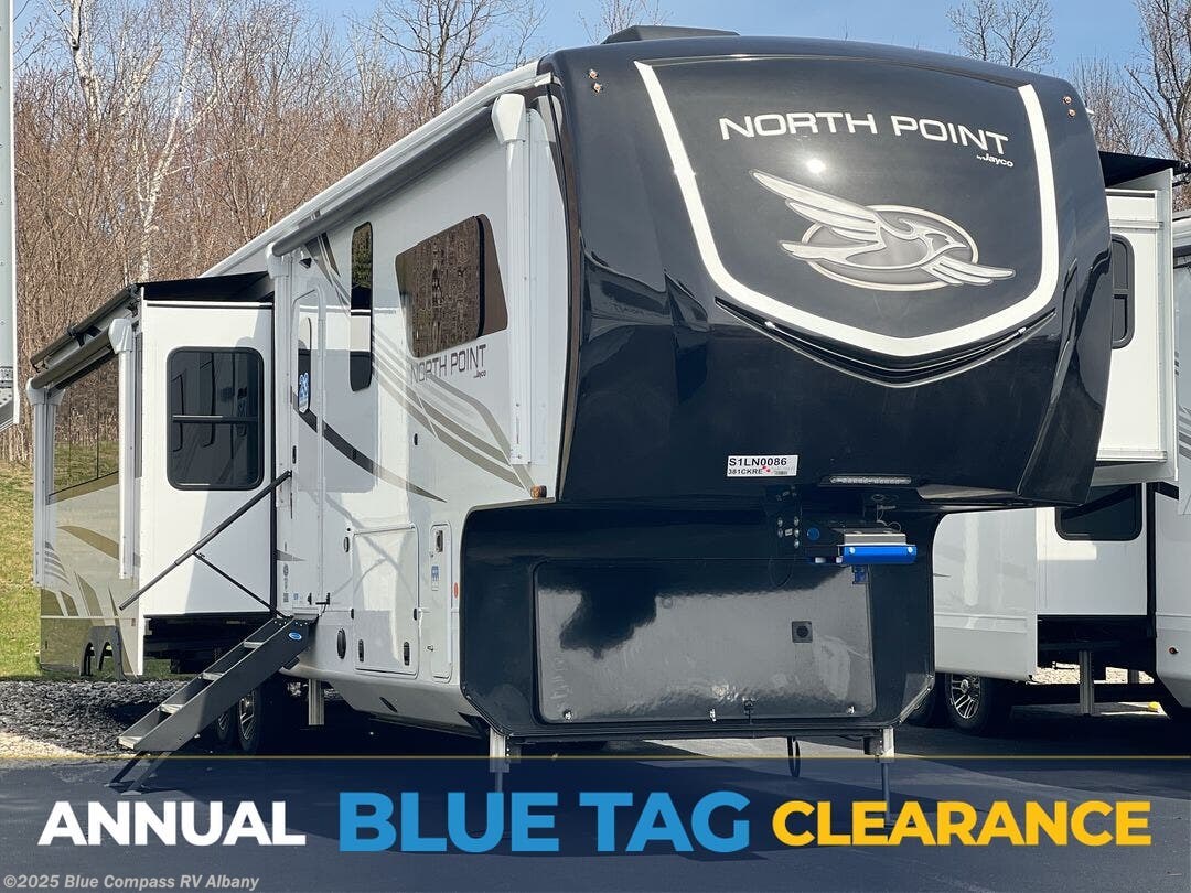Email now about this 2025 Jayco North Point 381CKRE! New 2025 Jayco North Point 381CKRE available in Latham, New York