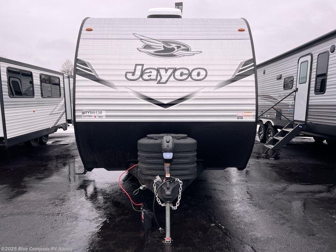 Contact us now about this 2025 Jayco Jay Flight SLX 330TBS! 2025 Jay Flight SLX 330TBS by Jayco from Blue Compass RV Albany in Latham, New York