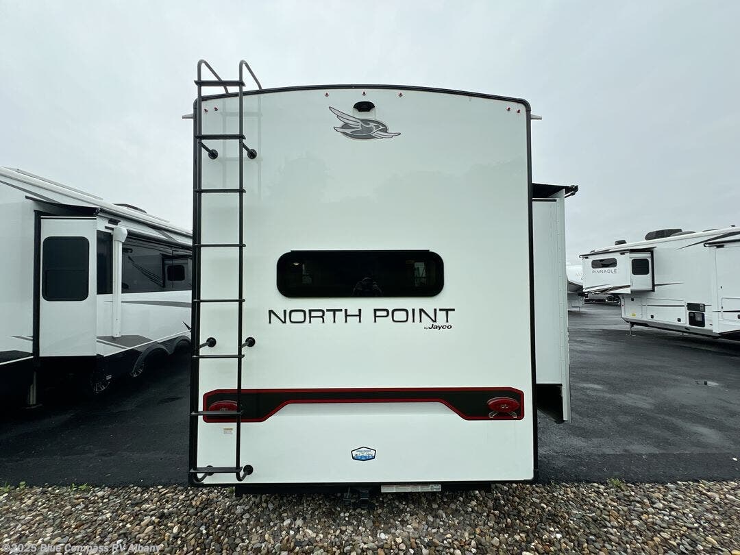Contact us now about this 2025 Jayco North Point 365RKTS! 2025 North Point 365RKTS by Jayco from Blue Compass RV Albany in Latham, New York