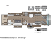 Call now about this 2025 Entegra Coach Anthem 44D! 2025 Entegra Coach Anthem 44D - New Class A For Sale by Blue Compass RV Albany in Latham, New York features Slideout
