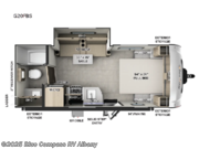 Call now about this 2026 Forest River Rockwood Geo Pro G20FBS! 2026 Forest River Rockwood Geo Pro G20FBS - New Travel Trailer For Sale by Blue Compass RV Albany in Latham, New York features Slideout