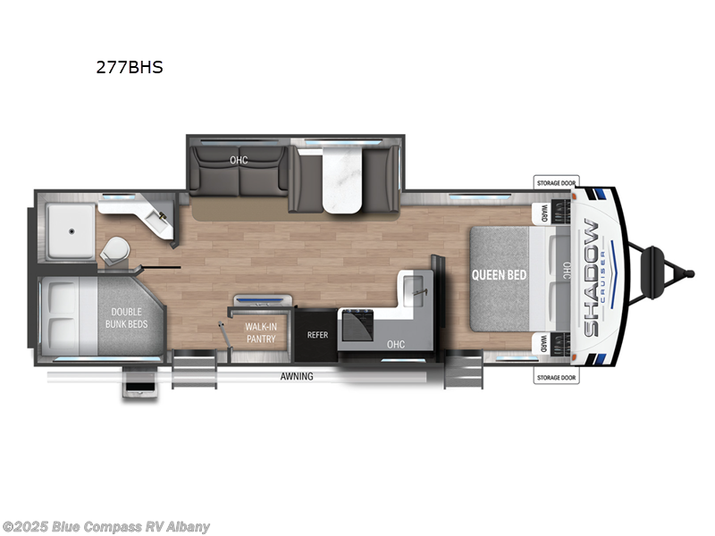 Call now about this 2024 Cruiser RV Shadow Cruiser 277BHS! 2024 Cruiser RV Shadow Cruiser 277BHS - Used Travel Trailer For Sale by Blue Compass RV Albany in Latham, New York features Slideout