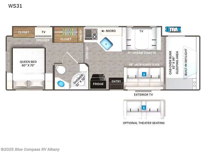 Call now about this 2023 Thor Motor Coach Quantum WS31! 2023 Thor Motor Coach Quantum WS31 - Used Class C For Sale by Blue Compass RV Albany in Latham, New York features Slideout