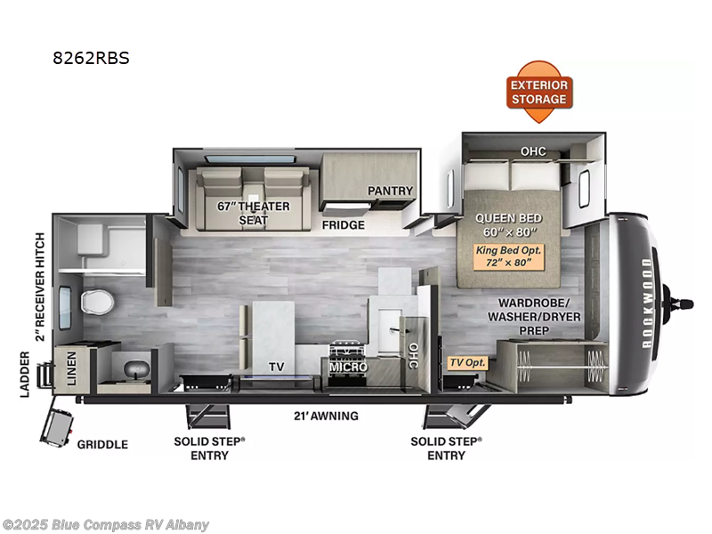 Call now about this 2024 Forest River Rockwood Signature 8262RBS! 2024 Forest River Rockwood Signature 8262RBS - Used Travel Trailer For Sale by Blue Compass RV Albany in Latham, New York features Slideout