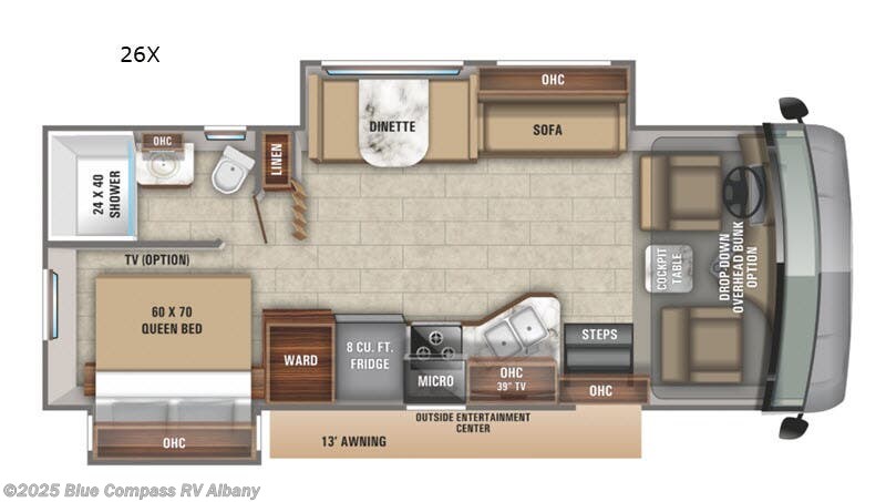 Call now about this 2020 Jayco Alante 26X! 2020 Jayco Alante 26X - Used Class A For Sale by Blue Compass RV Albany in Latham, New York features Slideout