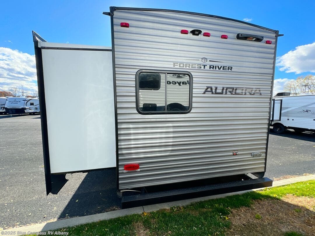 Contact us now about this 2026 Forest River Aurora 34BHTS (2 Queen Beds)! 2026 Aurora 34BHTS (2 Queen Beds) by Forest River from Blue Compass RV Albany in Latham, New York