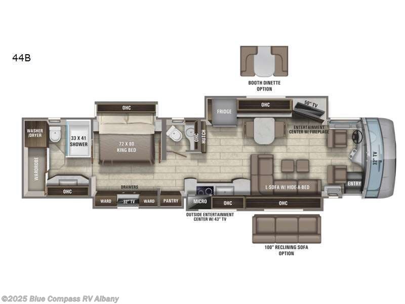 Call now about this 2022 Entegra Coach Anthem 44B! 2022 Entegra Coach Anthem 44B - Used Class A For Sale by Blue Compass RV Albany in Latham, New York features Slideout