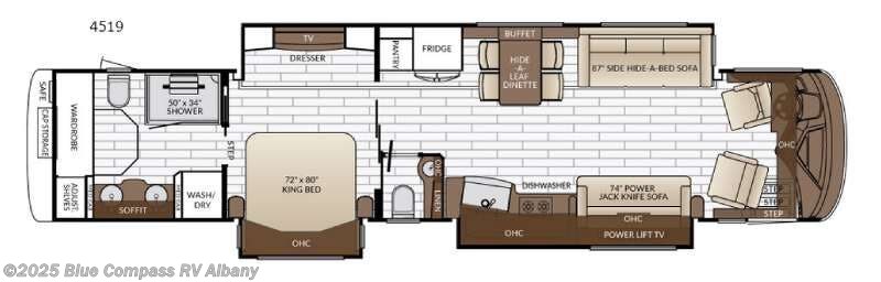 Call now about this 2017 Newmar King Aire 4519! 2017 Newmar King Aire 4519 - Used Class A For Sale by Blue Compass RV Albany in Latham, New York features Slideout