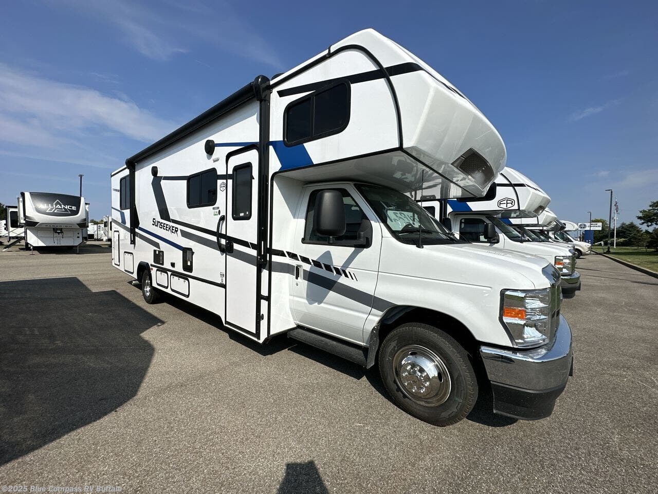 Contact us now about this 2025 Forest River Sunseeker LE 2850SLE Ford! 2025 Sunseeker LE 2850SLE Ford by Forest River from Blue Compass RV Buffalo in West Seneca, New York