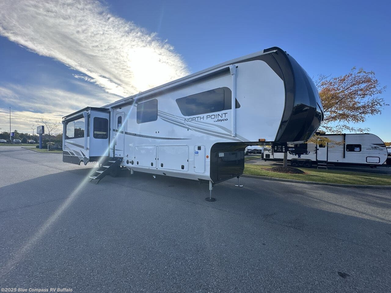 Contact us now about this 2026 Jayco North Point 377RLBH! 2026 North Point 377RLBH by Jayco from Blue Compass RV Buffalo in West Seneca, New York