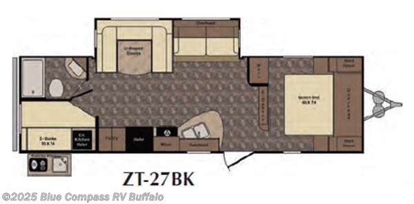 Call now about this 2016 Keystone Zinger 272BH! 2016 Keystone Zinger 272BH - Used Travel Trailer For Sale by Blue Compass RV Buffalo in West Seneca, New York features Slideout
