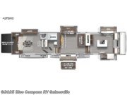 Call now about this 2023 Forest River RiverStone 42FSKG! 2023 Forest River RiverStone 42FSKG - Used Toy Hauler For Sale by Blue Compass RV Gainesville in Alachua, Florida features Slideout