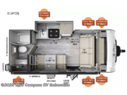 Call now about this 2023 Forest River Flagstaff E-Pro E19FDS! 2023 Forest River Flagstaff E-Pro E19FDS - Used Travel Trailer For Sale by Blue Compass RV Gainesville in Alachua, Florida features Slideout