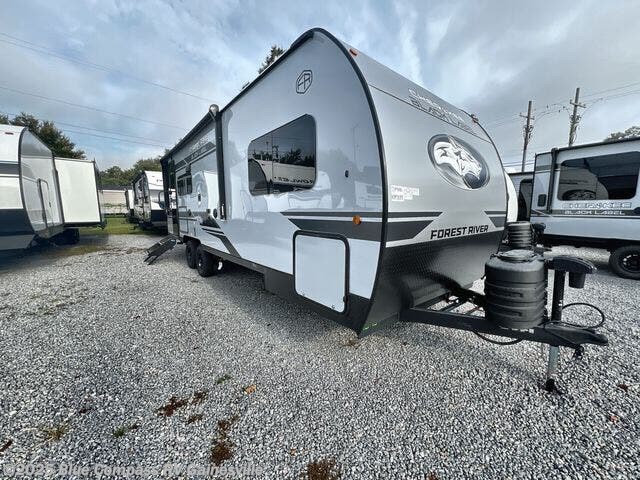 Contact us now about this 2026 Forest River Cherokee Grey Wolf Black Label 23MKBL! 2026 Cherokee Grey Wolf Black Label 23MKBL by Forest River from Blue Compass RV Gainesville in Alachua, Florida