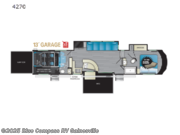 Call now about this 2021 Heartland Cyclone 4270! 2021 Heartland Cyclone 4270 - Used Toy Hauler For Sale by Blue Compass RV Gainesville in Alachua, Florida features Slideout