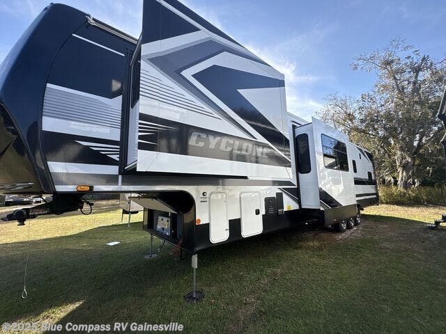 Contact us now about this 2026 Heartland Cyclone 3913! 2026 Cyclone 3913 by Heartland from Blue Compass RV Gainesville in Alachua, Florida