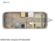 Call now about this 2026 Airstream Flying Cloud 25FB Twin! 2026 Airstream Flying Cloud 25FB Twin - New Travel Trailer For Sale by Blue Compass RV Gainesville in Alachua, Florida