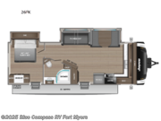 Call now about this 2026 Jayco Jay Feather 26FK! 2026 Jayco Jay Feather 26FK - New Travel Trailer For Sale by Blue Compass RV Fort Myers in Fort Myers, Florida features Slideout