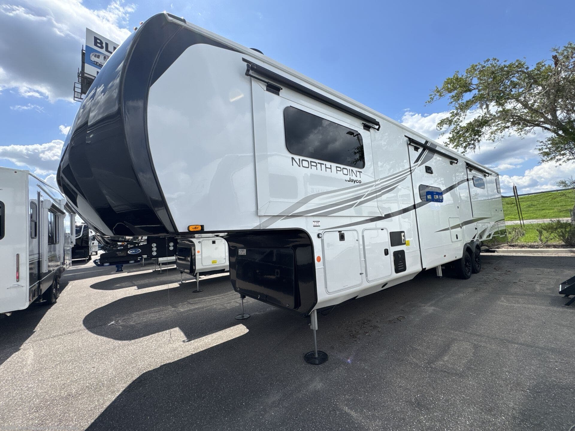 Contact us now about this 2025 Jayco North Point 382FLRB! 2025 North Point 382FLRB by Jayco from Blue Compass RV Fort Myers in Fort Myers, Florida