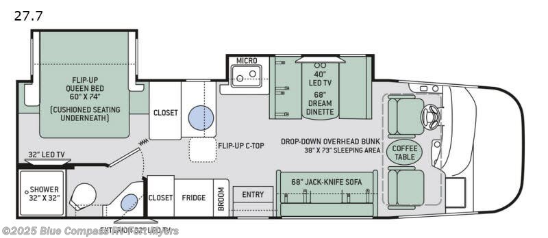 Call now about this 2018 Thor Motor Coach Vegas 27.7! 2018 Thor Motor Coach Vegas 27.7 - Used Class A For Sale by Blue Compass RV Fort Myers in Fort Myers, Florida features Slideout
