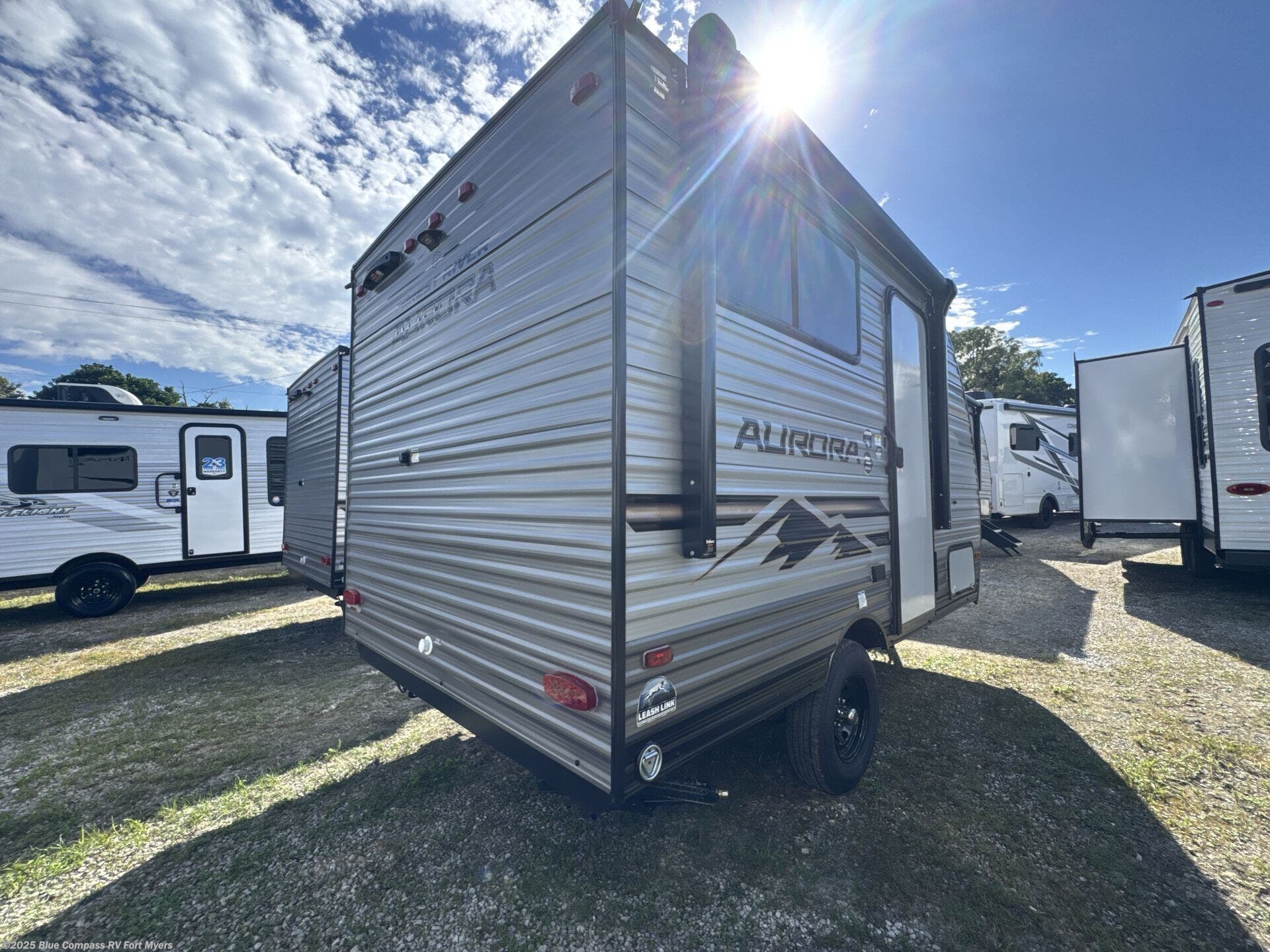 Contact us now about this 2026 Forest River Aurora Light 13BHX! 2026 Aurora Light 13BHX by Forest River from Blue Compass RV Fort Myers in Fort Myers, Florida