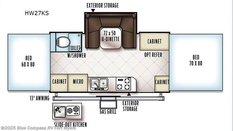 Email now about this 2018 Forest River Flagstaff High Wall HW27KS! Used 2018 Forest River Flagstaff High Wall HW27KS available in Fort Myers, Florida