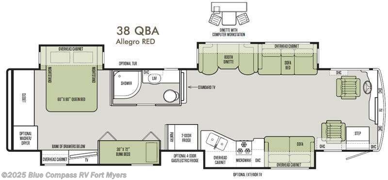 Email now about this 2016 Tiffin Allegro Red 38 QBA! Used 2016 Tiffin Allegro Red 38 QBA available in Fort Myers, Florida