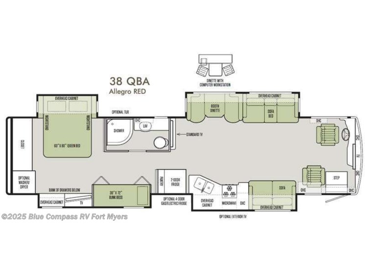 Email now about this 2016 Tiffin Allegro Red 38 QBA! Used 2016 Tiffin Allegro Red 38 QBA available in Fort Myers, Florida