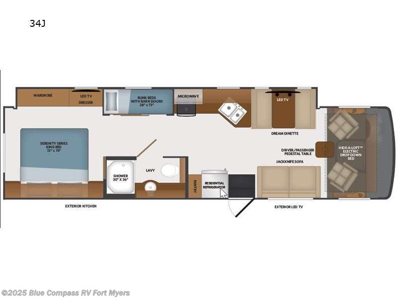 Email now about this 2023 Fleetwood Flex 34J! Used 2023 Fleetwood Flex 34J available in Fort Myers, Florida