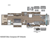 Call now about this 2026 Entegra Coach Aspire 44D! 2026 Entegra Coach Aspire 44D - New Class A For Sale by Blue Compass RV Orlando in Casselberry, Florida features Slideout