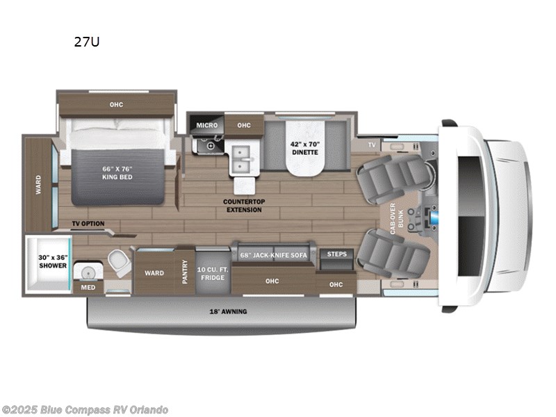 Call now about this 2026 Entegra Coach Esteem 27U! 2026 Entegra Coach Esteem 27U - New Class C For Sale by Blue Compass RV Orlando in Casselberry, Florida features Slideout
