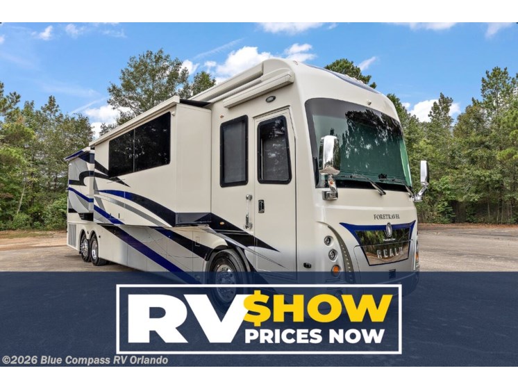 Email now about this 2026 Foretravel Realm FS605 Foretravel Presidential Series LV7! New 2026 Foretravel Realm FS605 Foretravel Presidential Series LV7 available in Casselberry, Florida