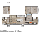 Call now about this 2026 Alliance RV Benchmark 44LFT! 2026 Alliance RV Benchmark 44LFT - New Destination Trailer For Sale by Blue Compass RV Orlando in Casselberry, Florida features Slideout