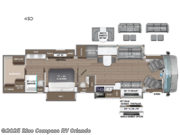 Call now about this 2026 Entegra Coach Cornerstone Reserve 45D! 2026 Entegra Coach Cornerstone Reserve 45D - New Class A For Sale by Blue Compass RV Orlando in Casselberry, Florida features Slideout