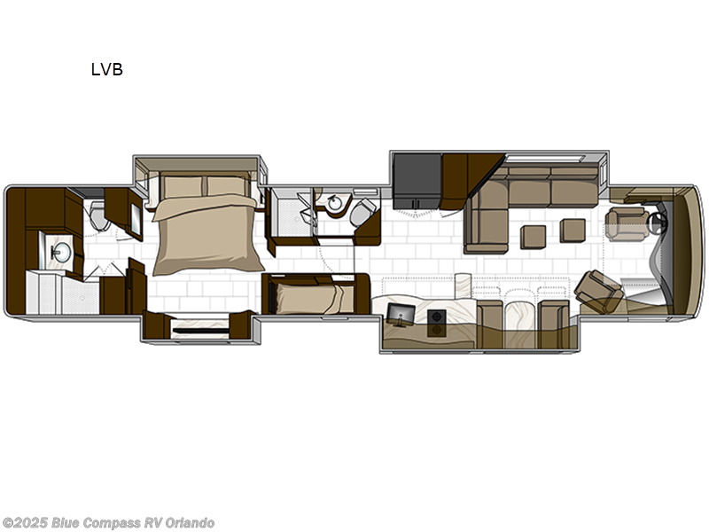 Call now about this 2024 Foretravel Realm Presidential Series LVMS! 2024 Foretravel Realm Presidential Series LVMS - Used Class A For Sale by Blue Compass RV Orlando in Casselberry, Florida features Slideout