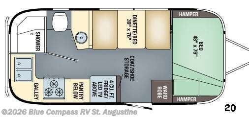 Call now about this 2016 Airstream Flying Cloud 20 FB! 2016 Airstream Flying Cloud 20 FB - Used Travel Trailer For Sale by Blue Compass RV St. Augustine in St. Augustine, Florida