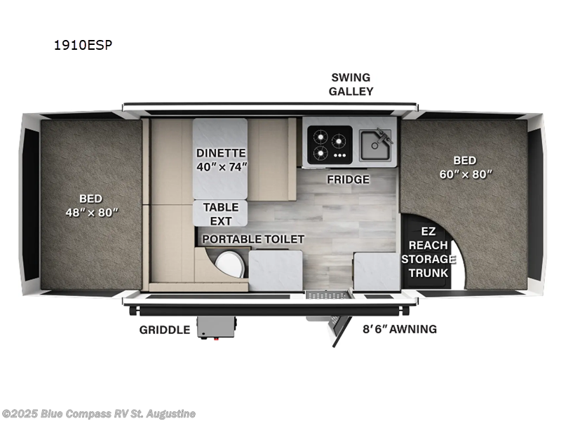 Call now about this 2024 Forest River Rockwood Extreme Sports 1910ESP! 2024 Forest River Rockwood Extreme Sports 1910ESP - Used Popup For Sale by Blue Compass RV St. Augustine in St. Augustine, Florida