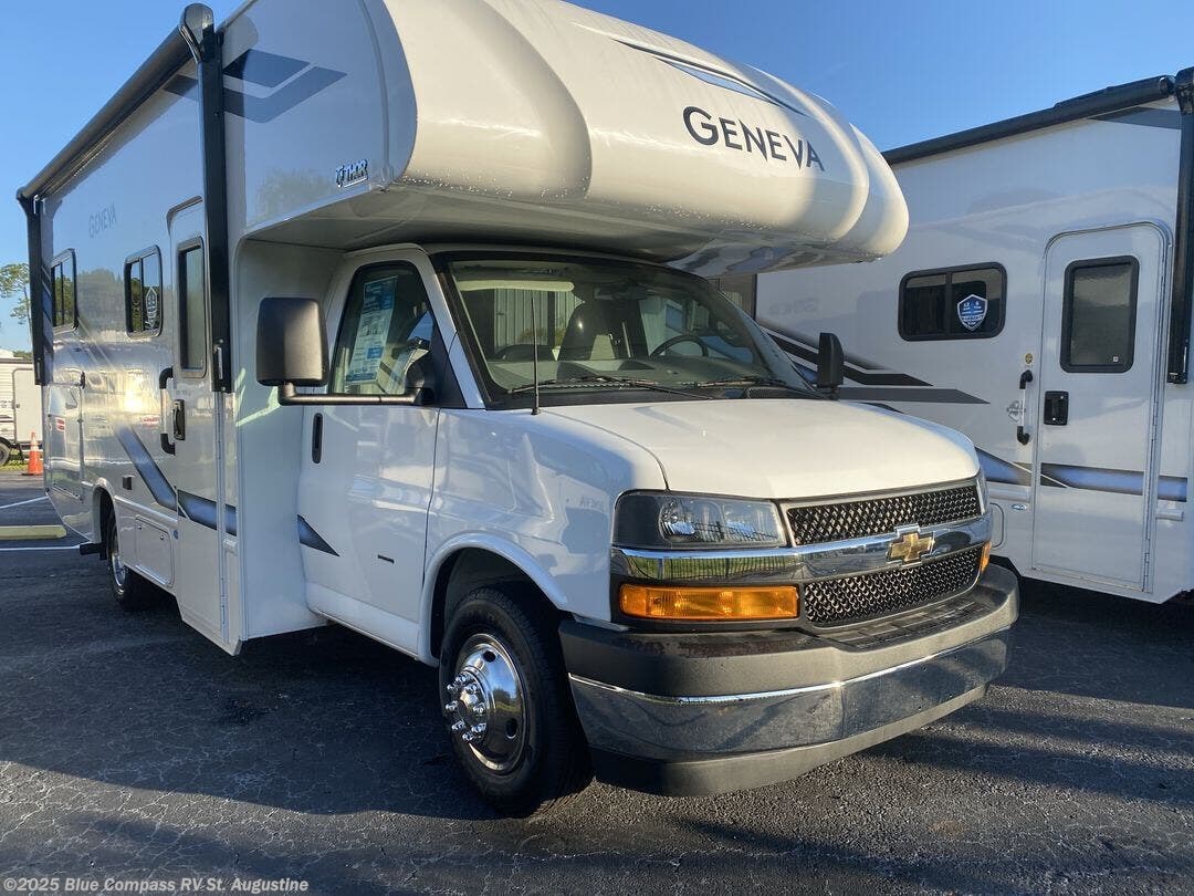 Contact us now about this 2026 Thor Motor Coach Geneva 21VT Chevy! 2026 Geneva 21VT Chevy by Thor Motor Coach from Blue Compass RV St. Augustine in St. Augustine, Florida