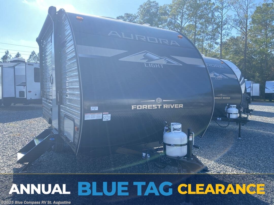 Email now about this 2026 Forest River Aurora Light 13RKX! New 2026 Forest River Aurora Light 13RKX available in St. Augustine, Florida