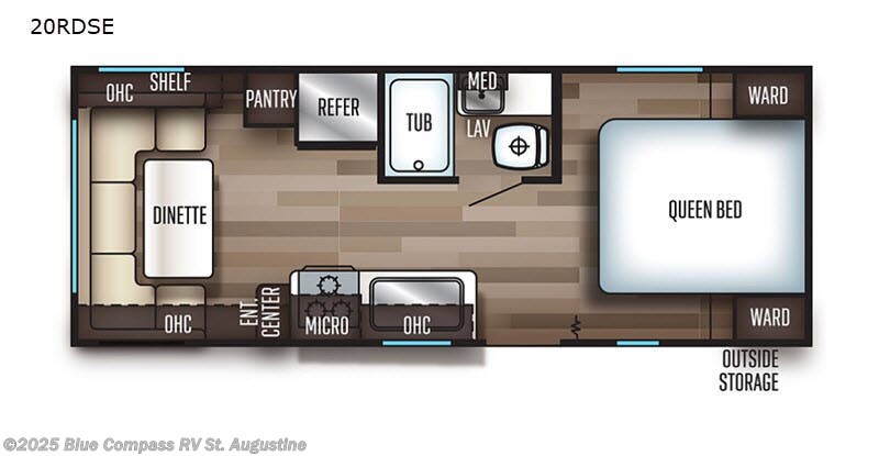 Call now about this 2019 Forest River Cherokee Grey Wolf 20RDSE! 2019 Forest River Cherokee Grey Wolf 20RDSE - Used Travel Trailer For Sale by Blue Compass RV St. Augustine in St. Augustine, Florida