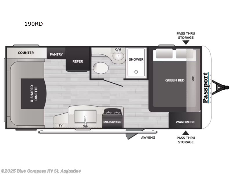Call now about this 2025 Keystone Passport 19RD! 2025 Keystone Passport 19RD - Used Travel Trailer For Sale by Blue Compass RV St. Augustine in St. Augustine, Florida