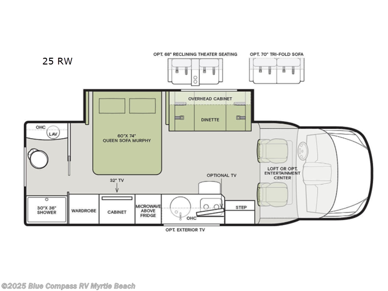 Call now about this 2022 Tiffin Wayfarer 25RW! 2022 Tiffin Wayfarer 25RW - Used Class C For Sale by Blue Compass RV Myrtle Beach in Myrtle Beach, South Carolina features Slideout