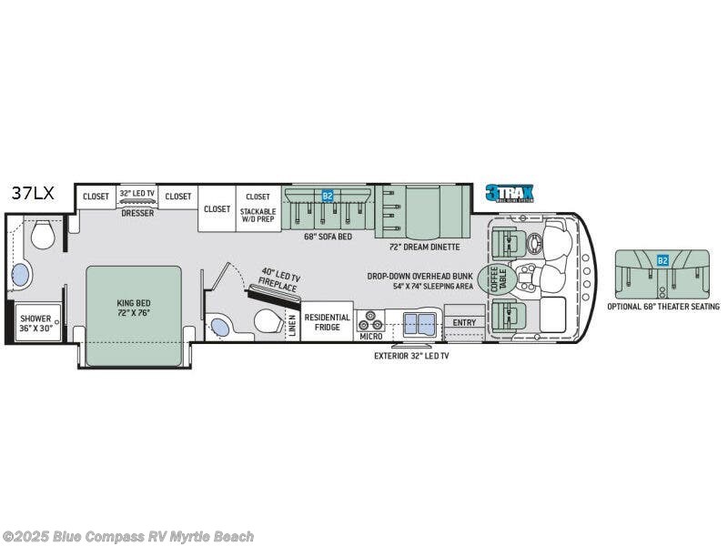 Call now about this 2017 Thor Motor Coach Challenger 37LX! 2017 Thor Motor Coach Challenger 37LX - Used Class A For Sale by Blue Compass RV Myrtle Beach in Myrtle Beach, South Carolina features Slideout