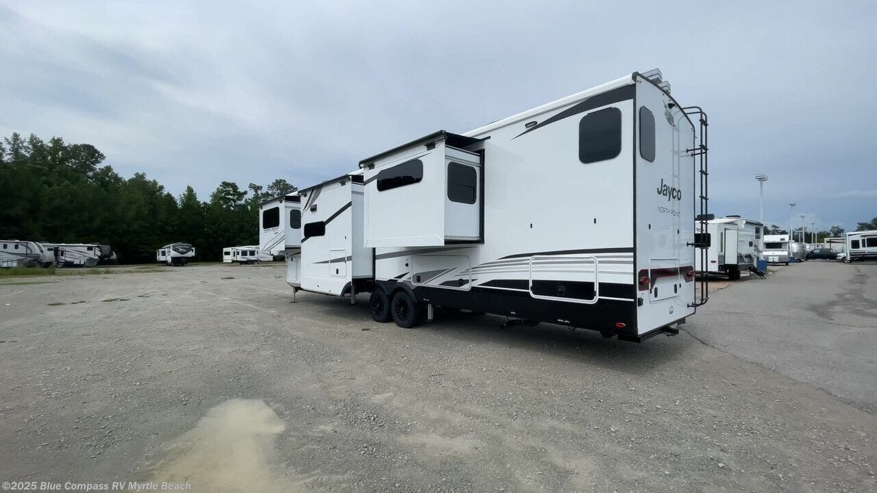 Contact us now about this 2026 Jayco North Point 382FLRB! 2026 North Point 382FLRB by Jayco from Blue Compass RV Myrtle Beach in Myrtle Beach, South Carolina