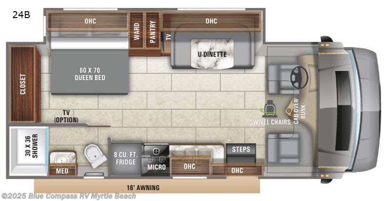 Call now about this 2020 Entegra Coach Odyssey 24B! 2020 Entegra Coach Odyssey 24B - Used Class C For Sale by Blue Compass RV Myrtle Beach in Myrtle Beach, South Carolina features Slideout