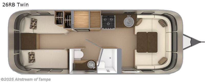 Call now about this 2020 Airstream Flying Cloud 26RB Twin! 2020 Airstream Flying Cloud 26RB Twin - Used Travel Trailer For Sale by Airstream of Tampa in Dover, Florida