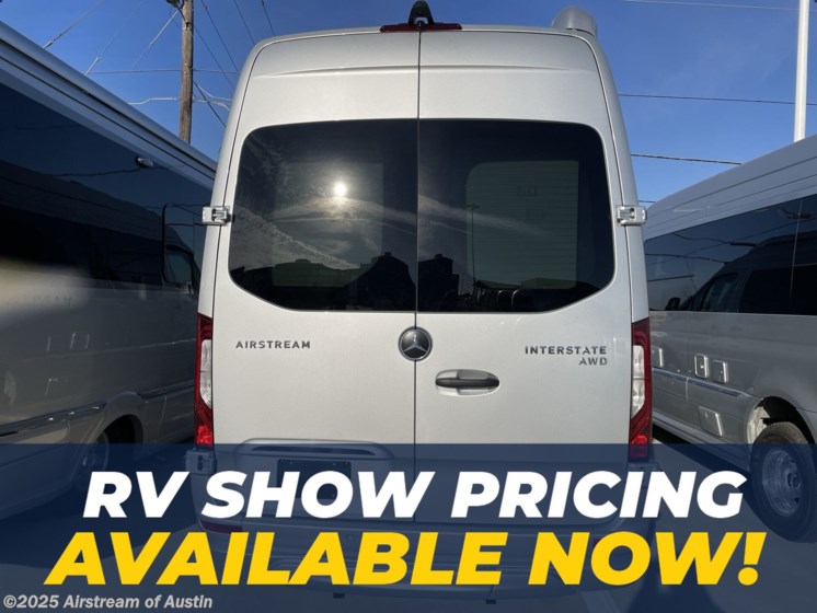 Email now about this 2025 Airstream Interstate 24GL Std. Model! New 2025 Airstream Interstate 24GL Std. Model available in Buda, Texas