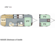 Call now about this 2025 Airstream Trade Wind 25FB Twin! 2025 Airstream Trade Wind 25FB Twin - New Travel Trailer For Sale by Airstream of Austin in Buda, Texas